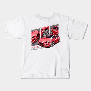 Mazda RX8, JDM Car Kids T-Shirt